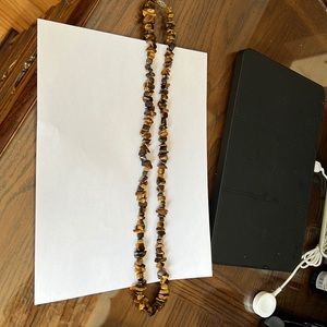 Genuine Tiger Eye beaded Necklace